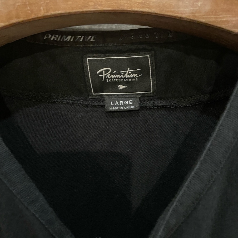 Primitive Black Men's Jersey Shirt